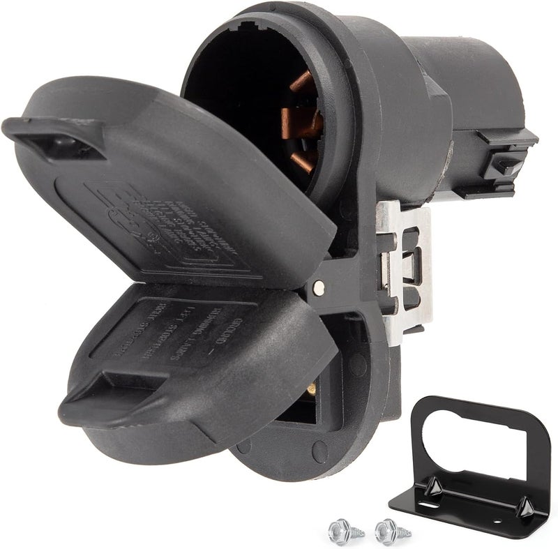 RALAN 7 Blade and 4 Flat Connector,Towing Solutions Multi-Tow Plug-in Simple Wiring Kit - Image 1